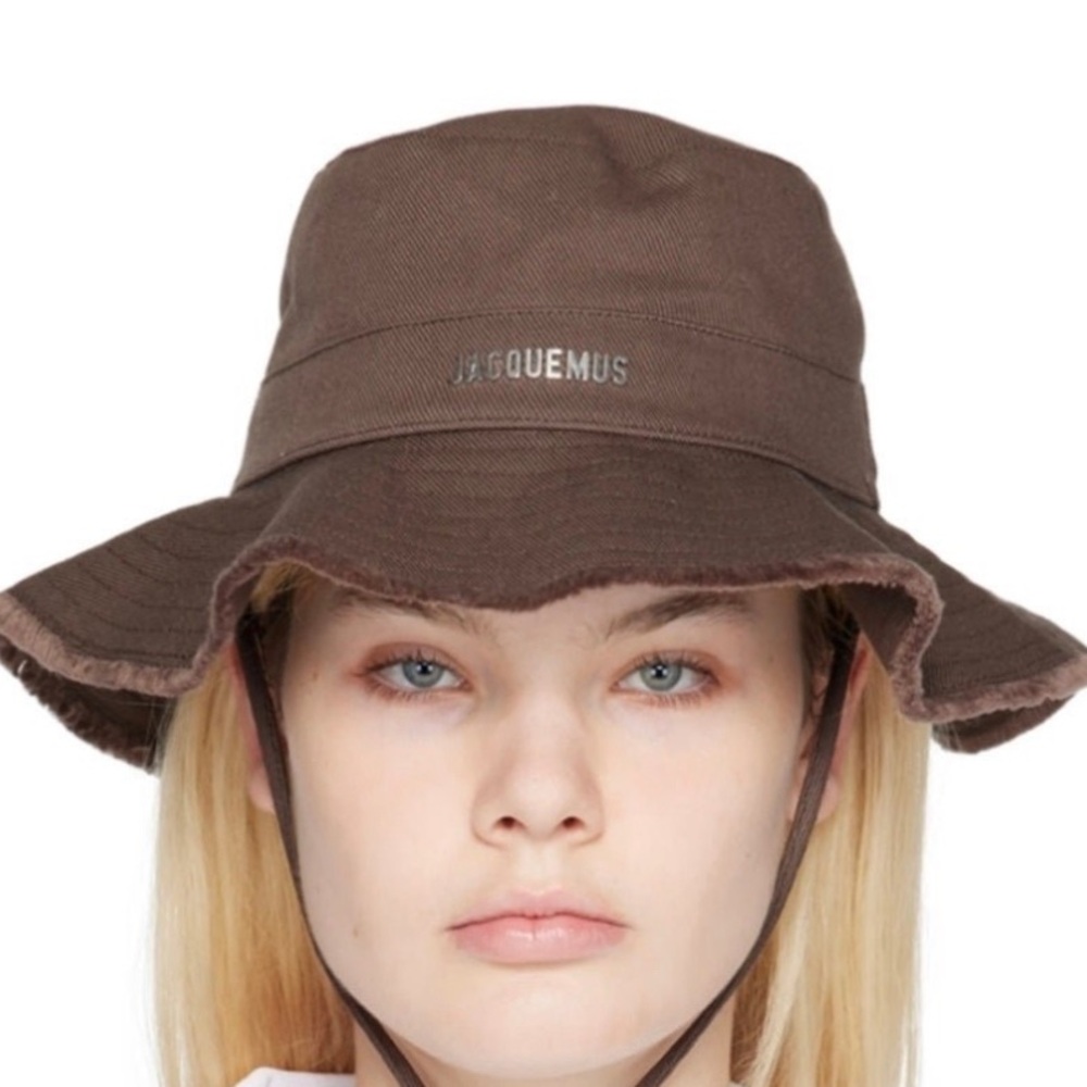 Jacquemus Brown Bucket Hat Size 60